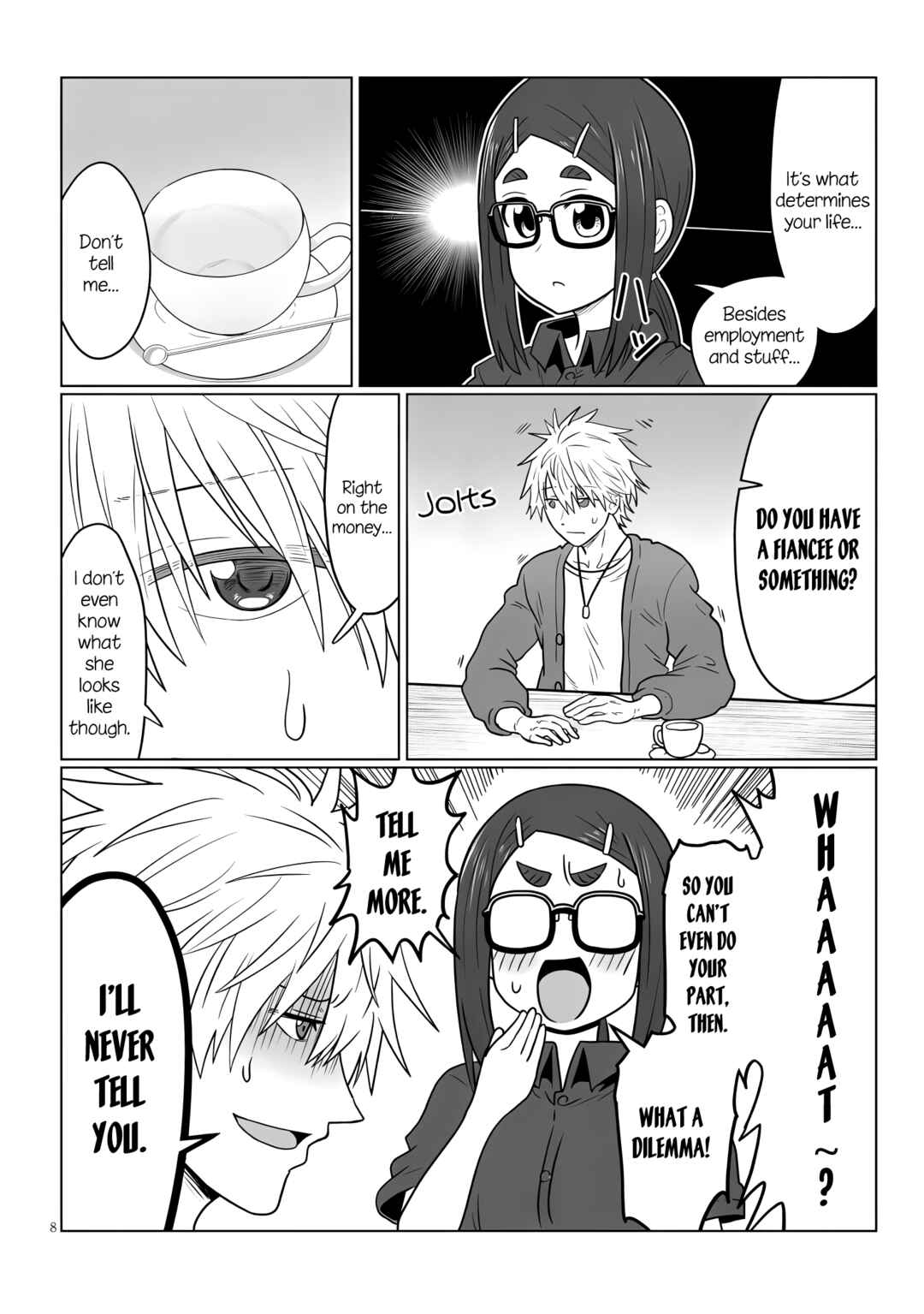 Page 8 Chapter 121 Uzaki-chan wa Asobitai!