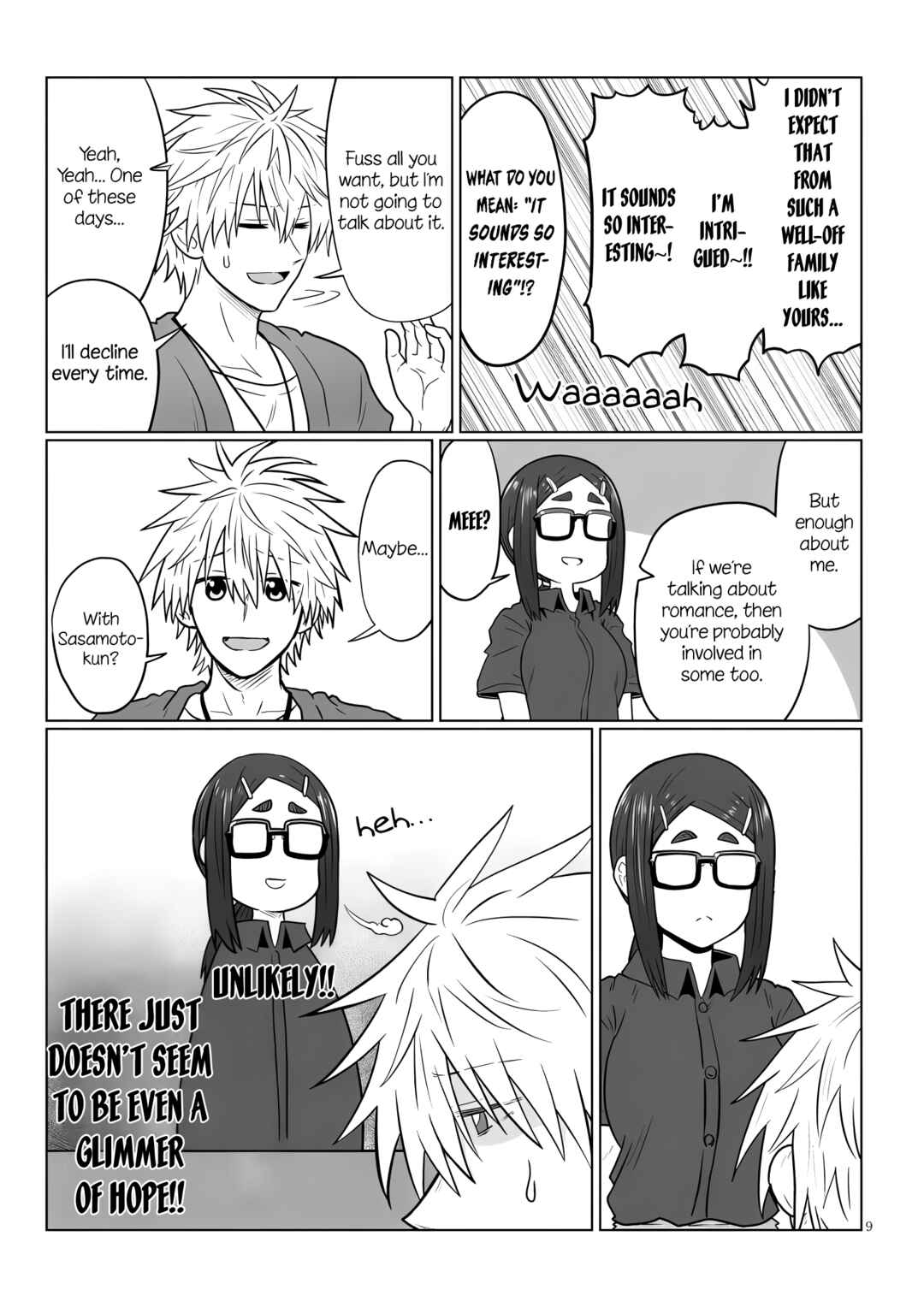 Page 9 Chapter 121 Uzaki-chan wa Asobitai!