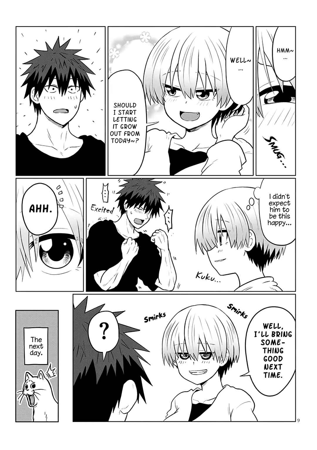 Page 9 Chapter 125 Uzaki-chan wa Asobitai!