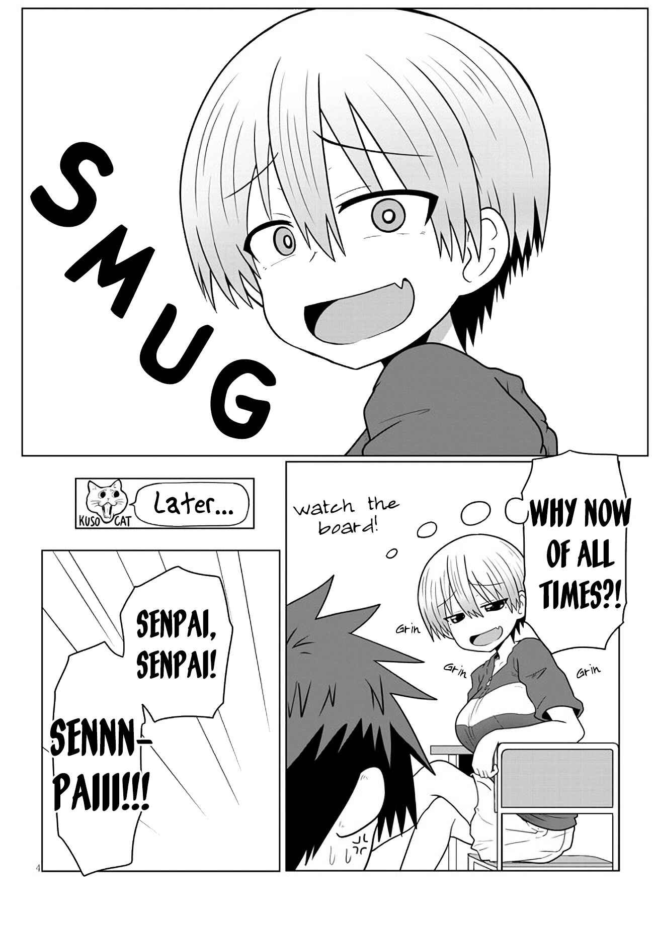 Page 4 Chapter 14 Uzaki-chan wa Asobitai!