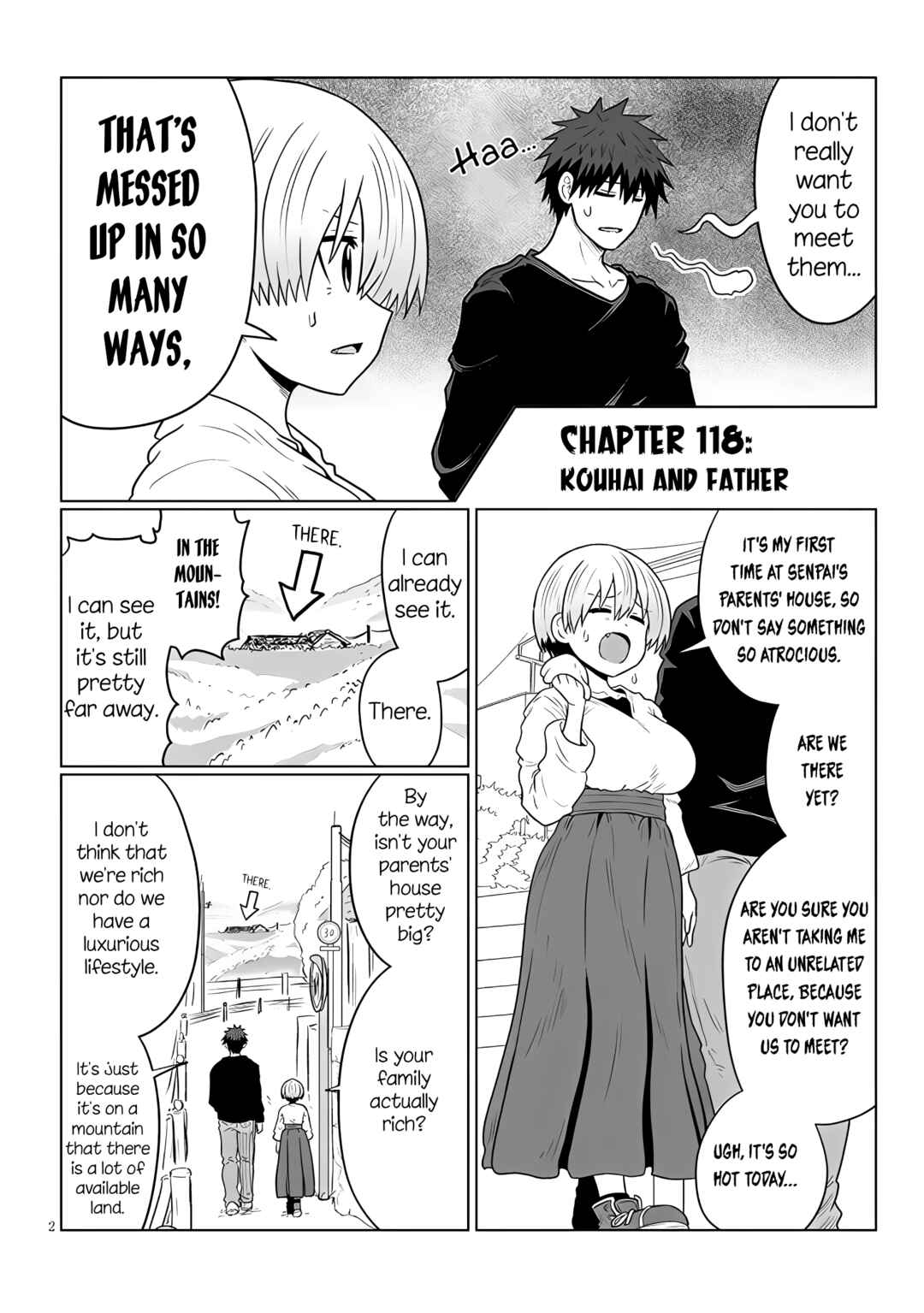Page 2 Chapter 118 Uzaki-chan wa Asobitai!