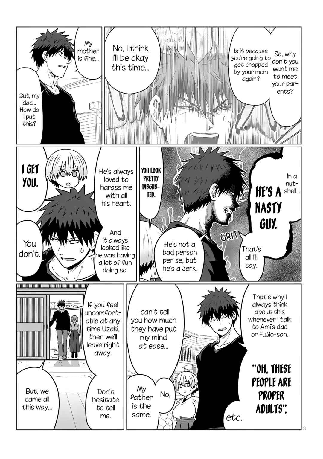 Page 3 Chapter 118 Uzaki-chan wa Asobitai!
