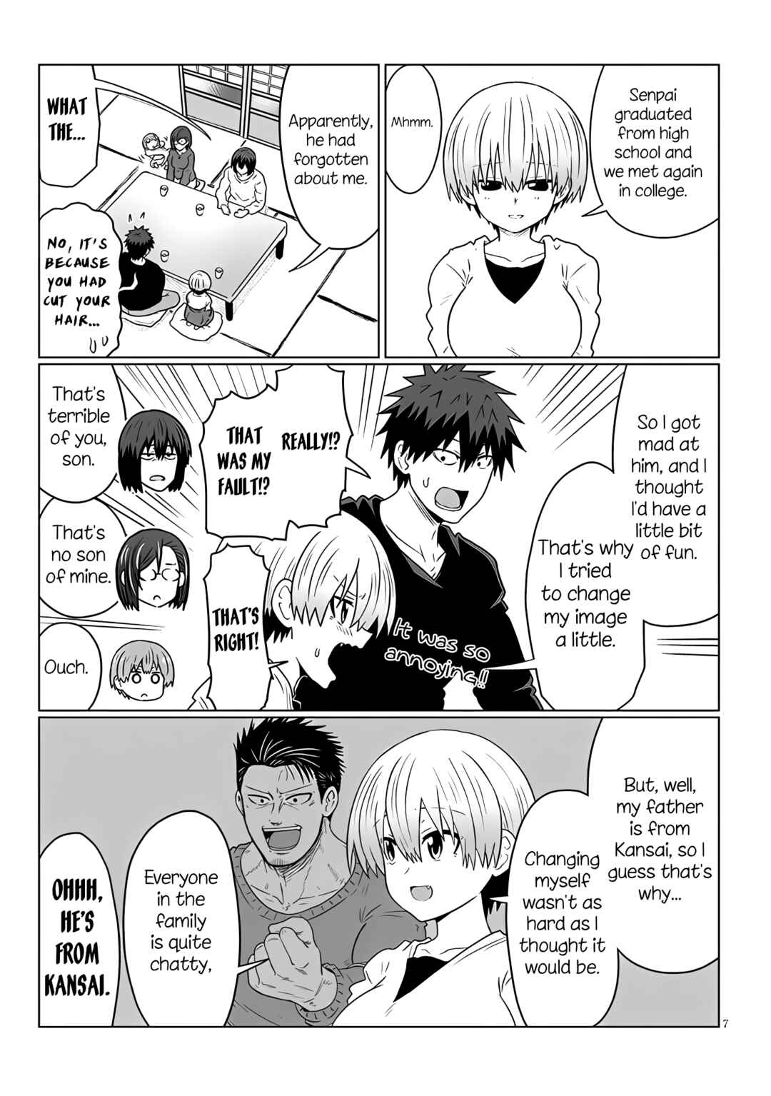 Page 7 Chapter 118 Uzaki-chan wa Asobitai!