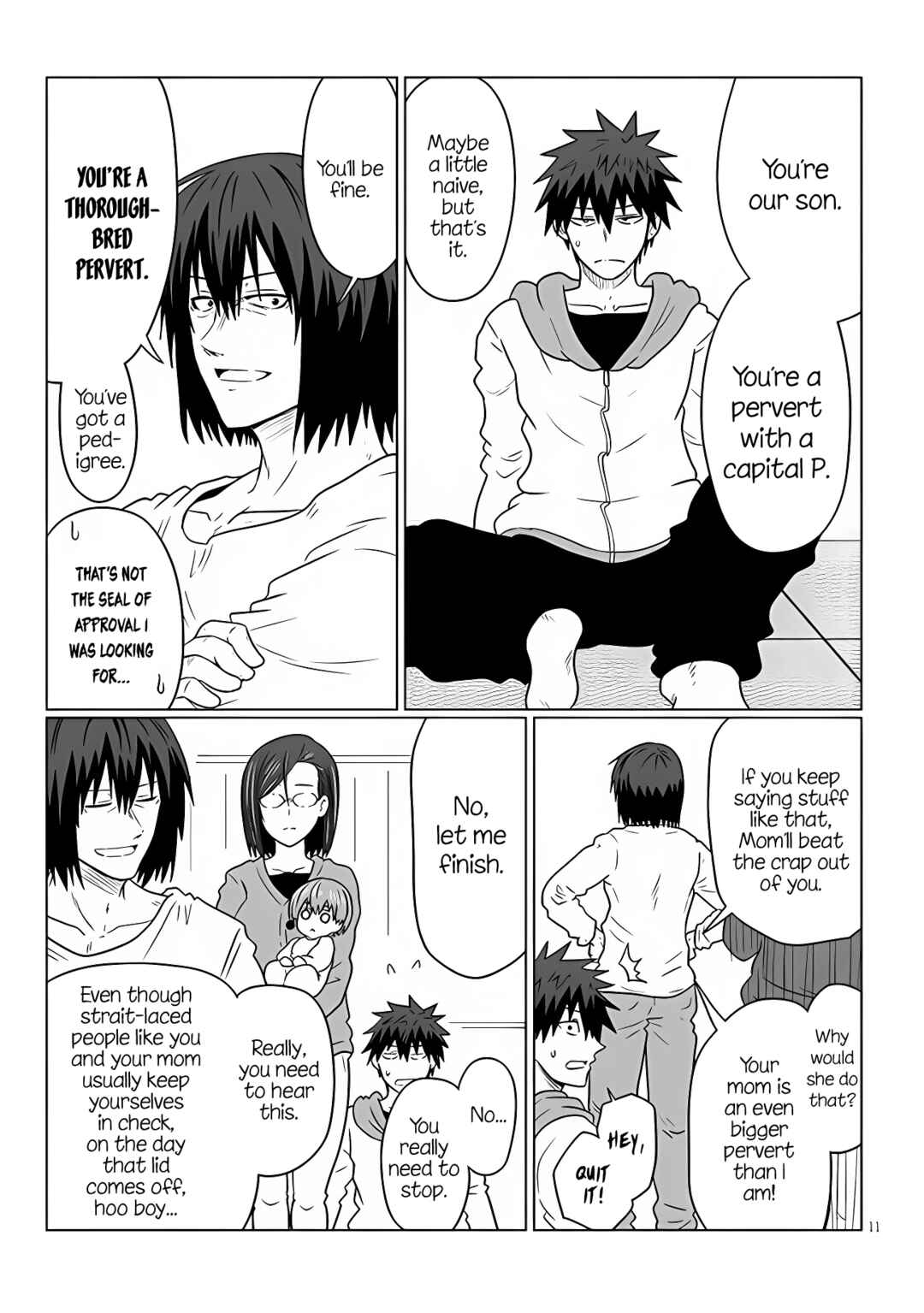 Page 11 Chapter 103 Uzaki-chan wa Asobitai!
