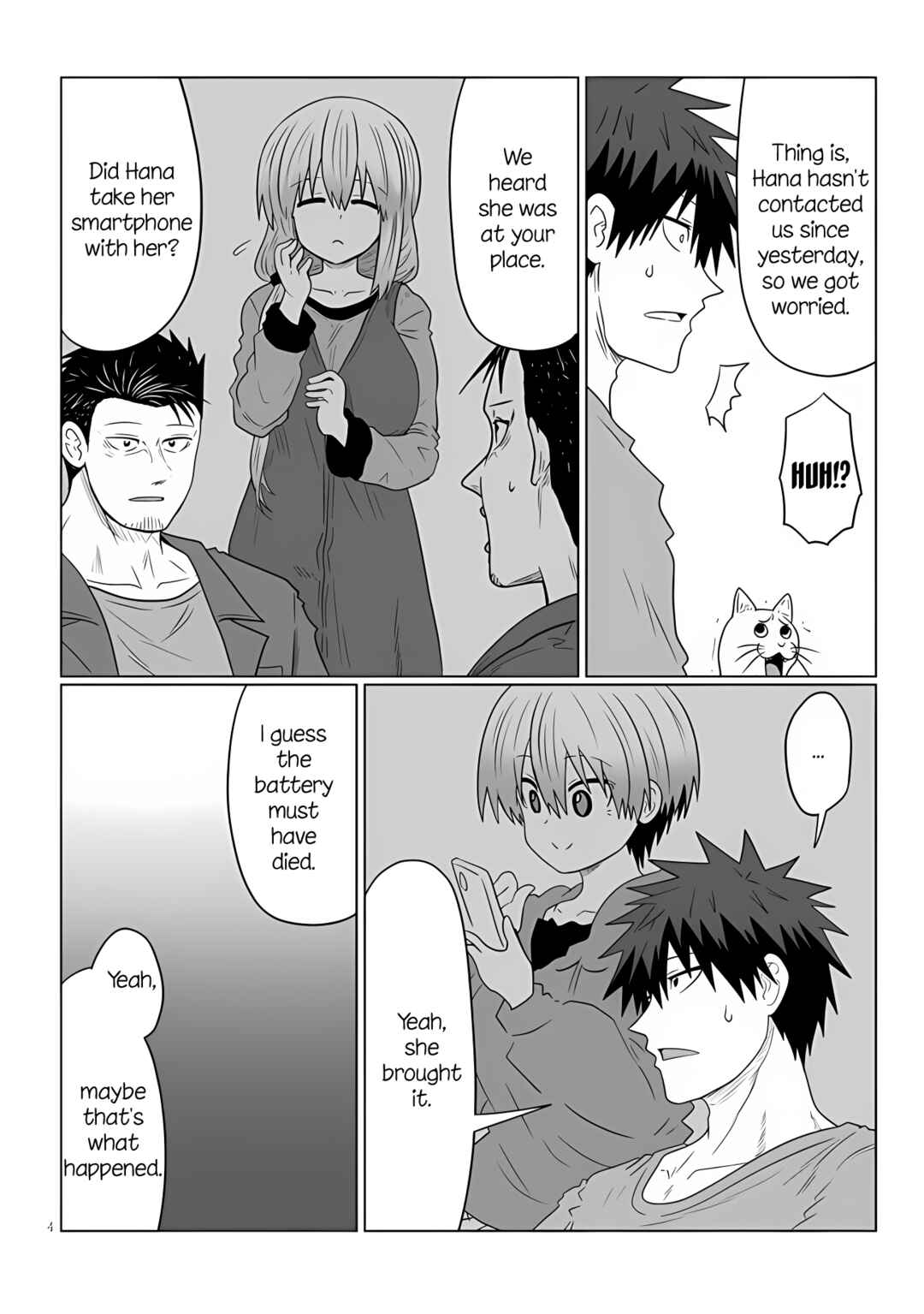Page 4 Chapter 108 Uzaki-chan wa Asobitai!