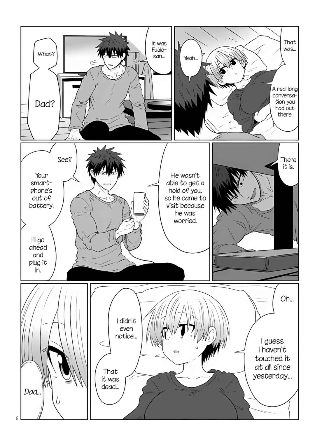 Page 8 Chapter 108 Uzaki-chan wa Asobitai!
