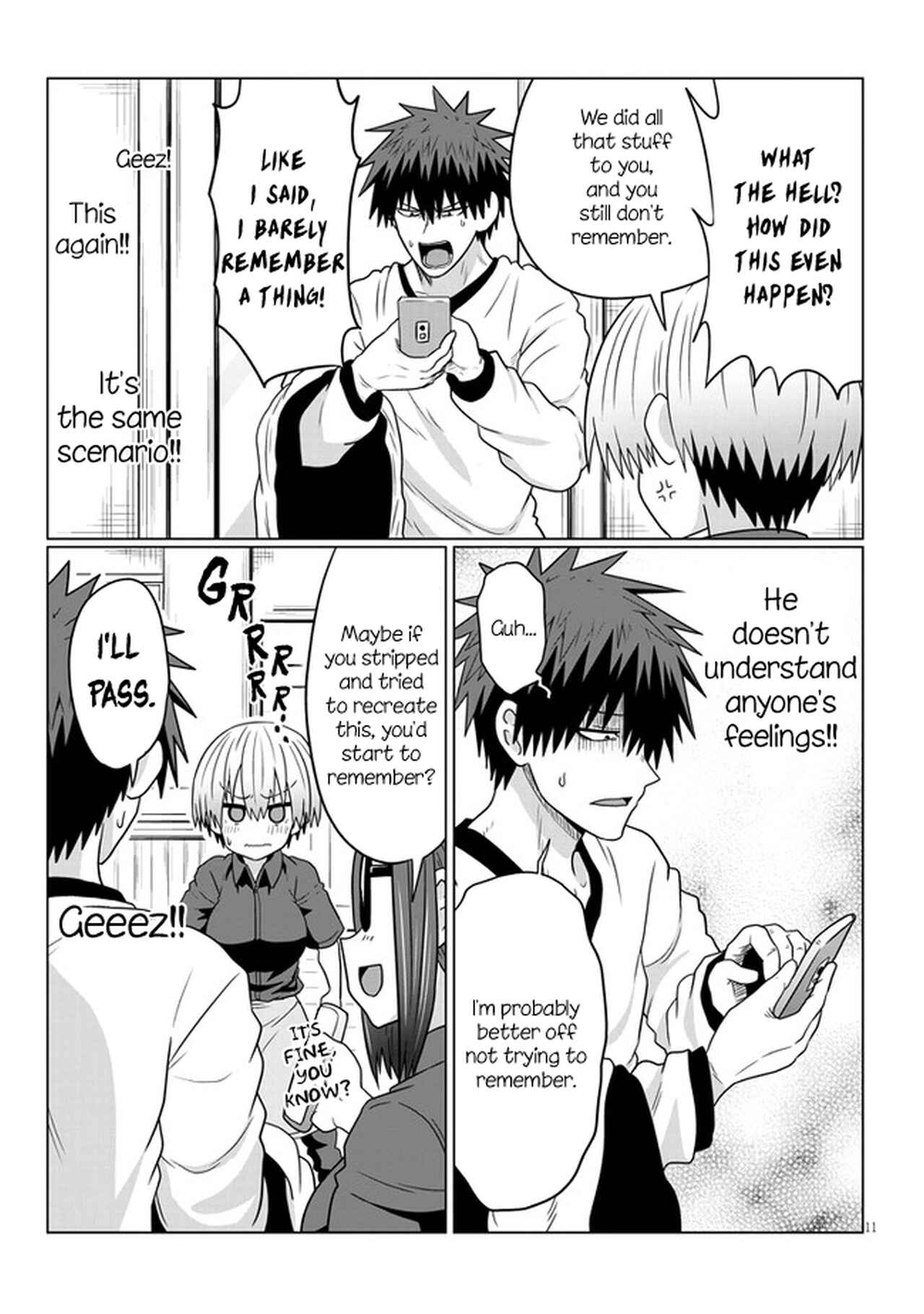 Page 11 Chapter 68 Uzaki-chan wa Asobitai!