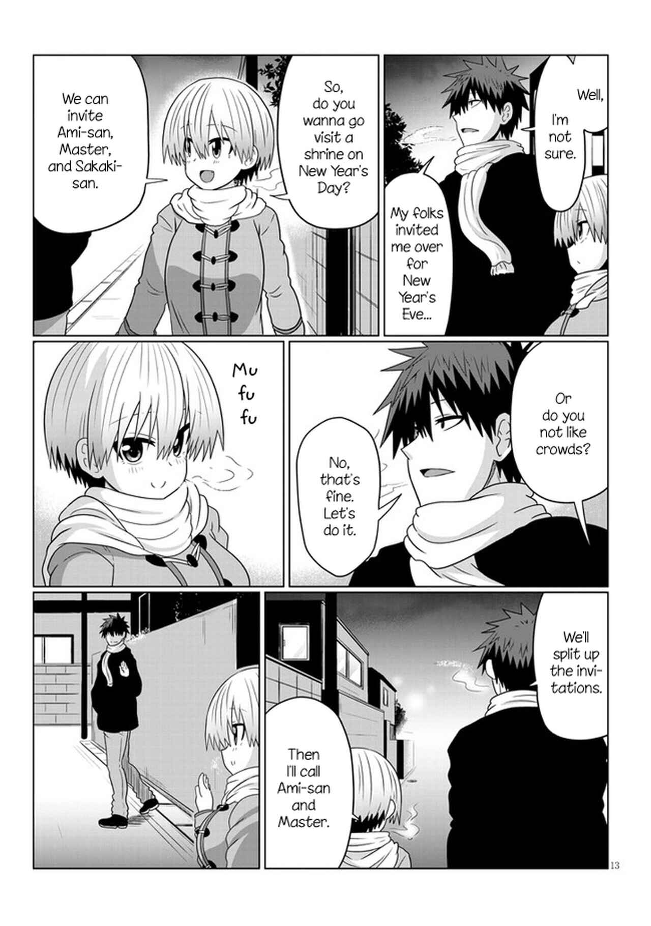 Page 13 Chapter 68 Uzaki-chan wa Asobitai!