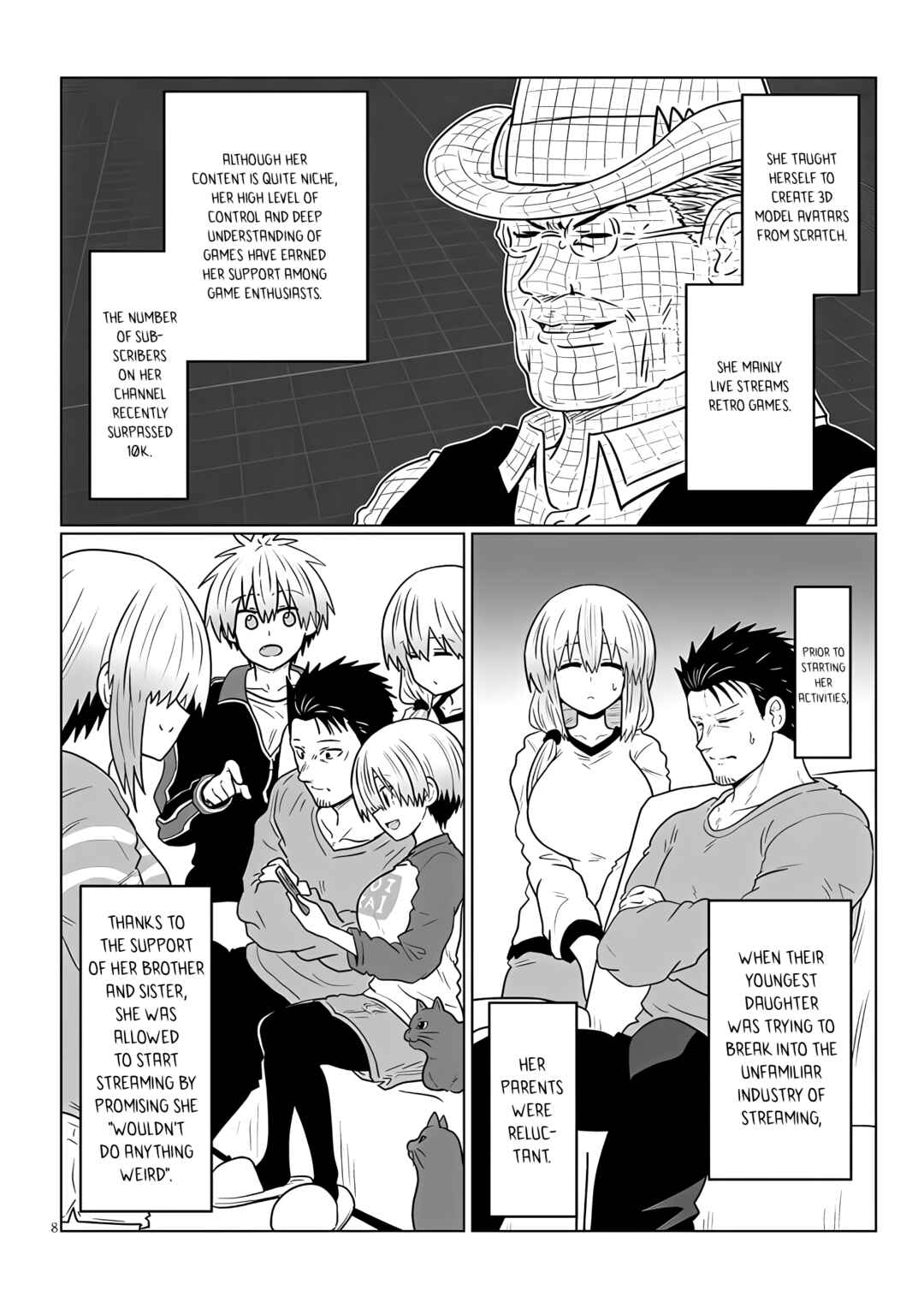 Page 8 Chapter 116 Uzaki-chan wa Asobitai!
