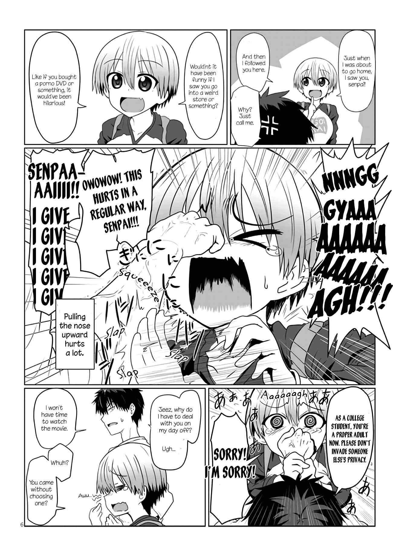 Page 6 Chapter 2 Uzaki-chan wa Asobitai!
