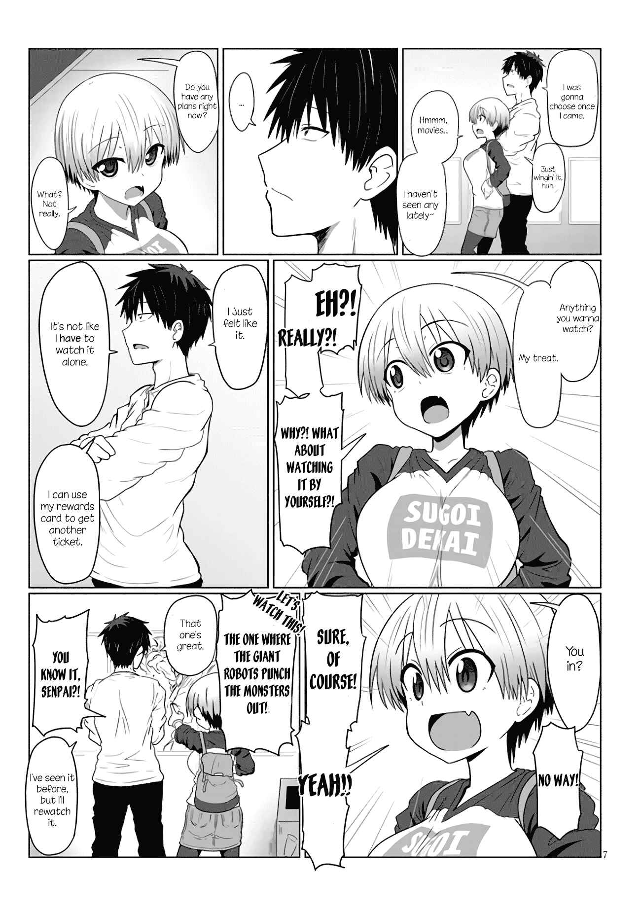 Page 7 Chapter 2 Uzaki-chan wa Asobitai!