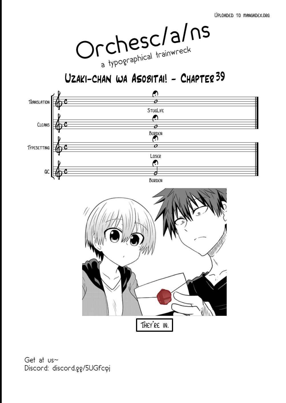 Page 13 Chapter 39 Uzaki-chan wa Asobitai!