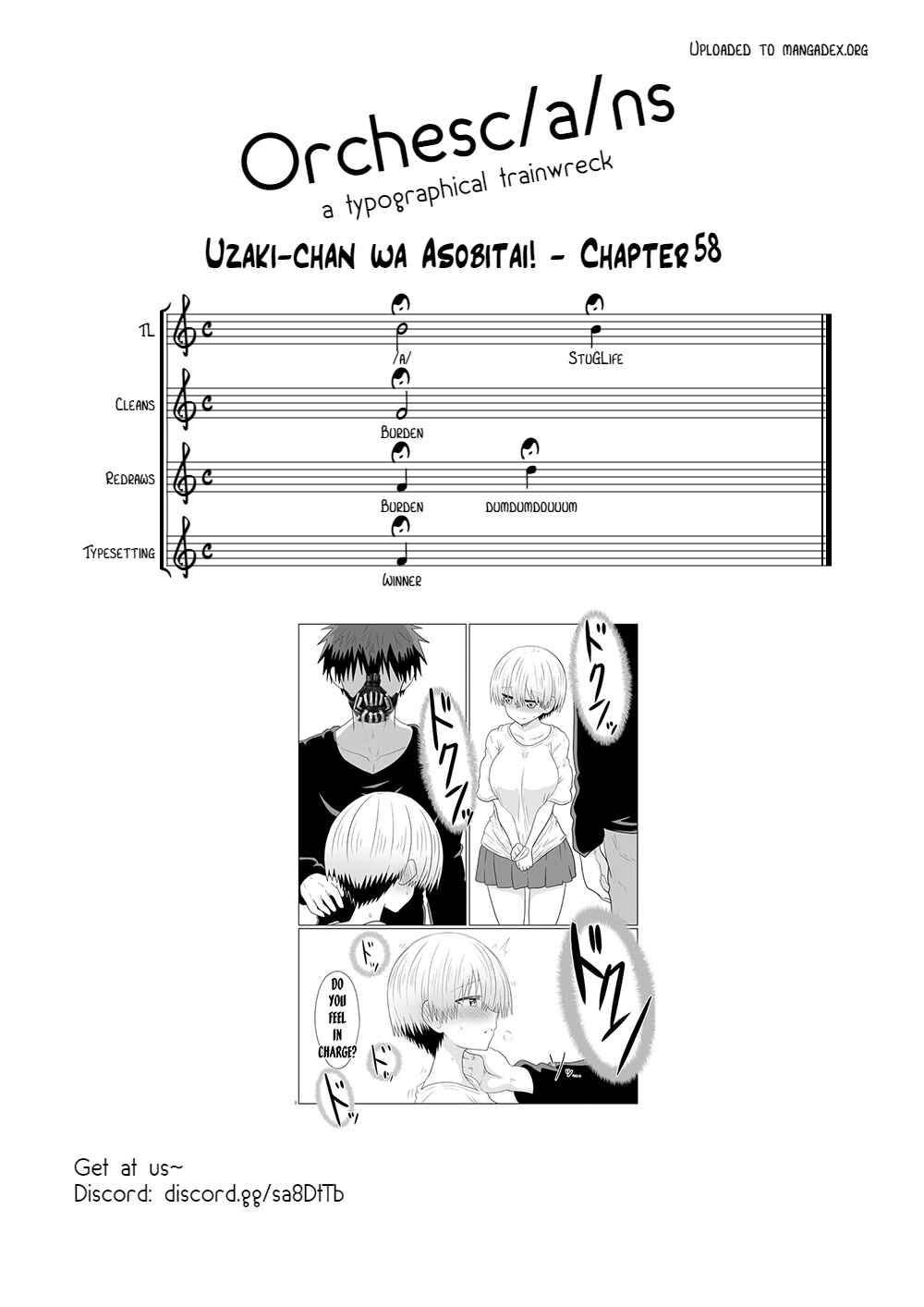 Page 13 Chapter 58 Uzaki-chan wa Asobitai!