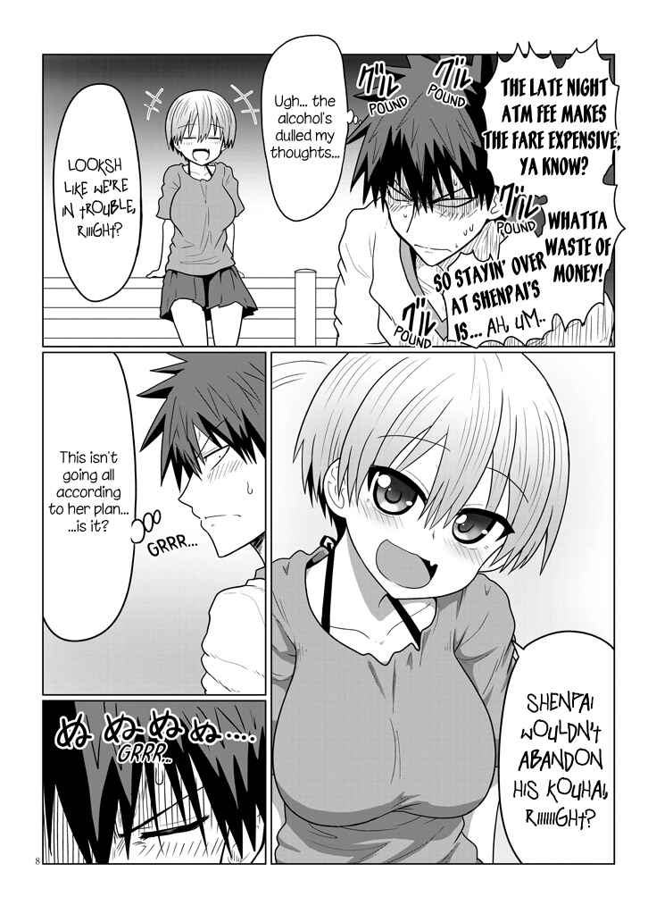 Page 8 Chapter 22 Uzaki-chan wa Asobitai!