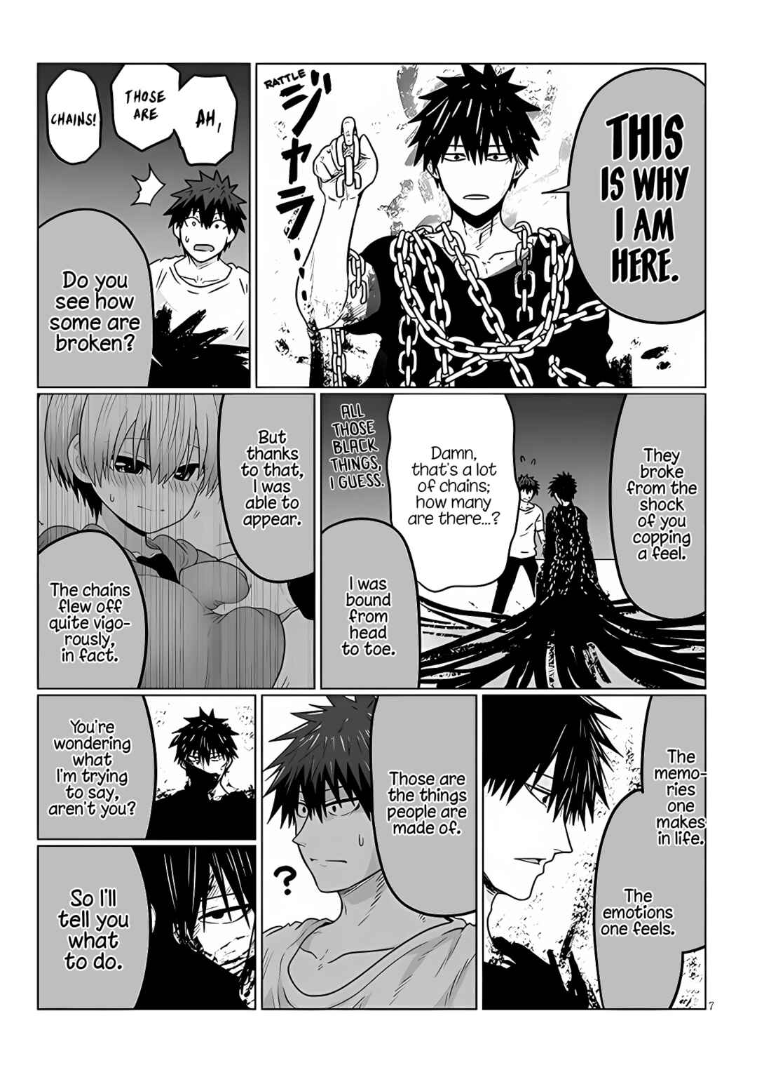 Page 7 Chapter 101 Uzaki-chan wa Asobitai!