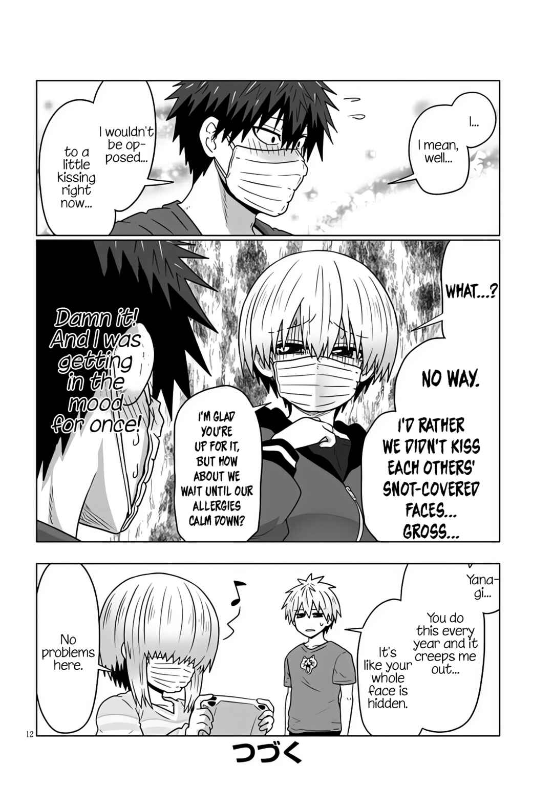 Page 12 Chapter 96 Uzaki-chan wa Asobitai!