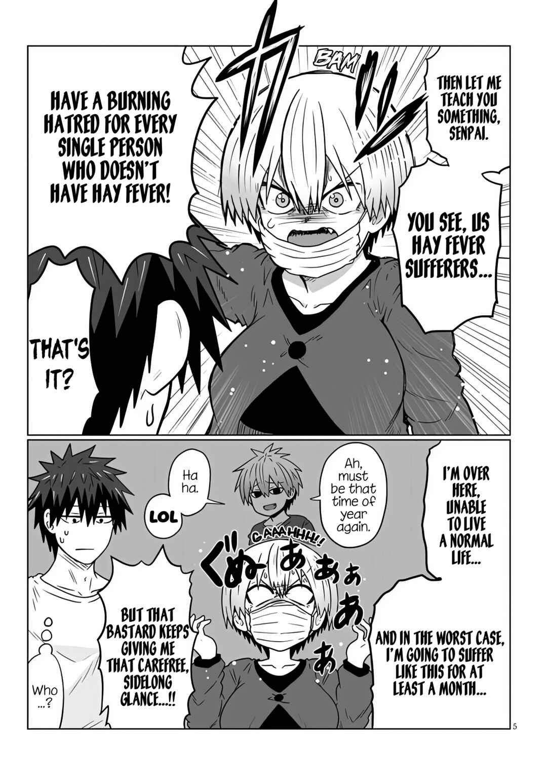 Page 5 Chapter 96 Uzaki-chan wa Asobitai!