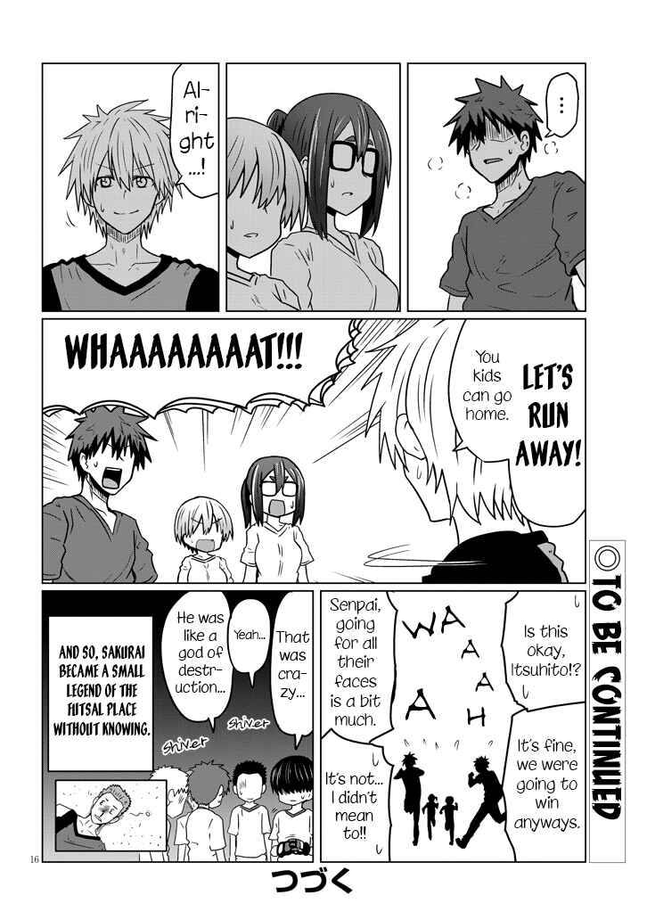 Page 16 Chapter 36 Uzaki-chan wa Asobitai!