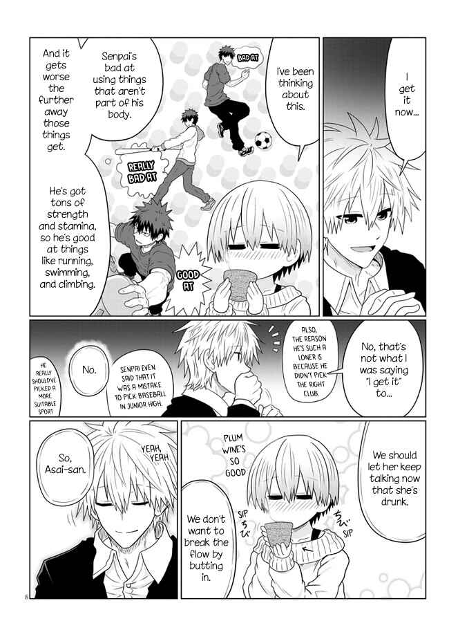 Page 8 Chapter 61 Uzaki-chan wa Asobitai!