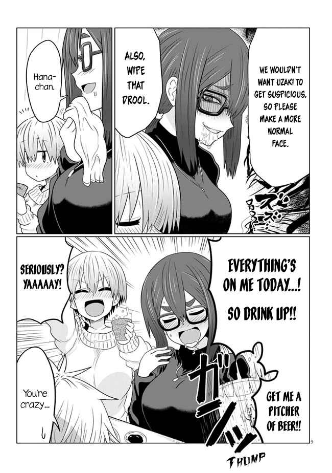 Page 9 Chapter 61 Uzaki-chan wa Asobitai!