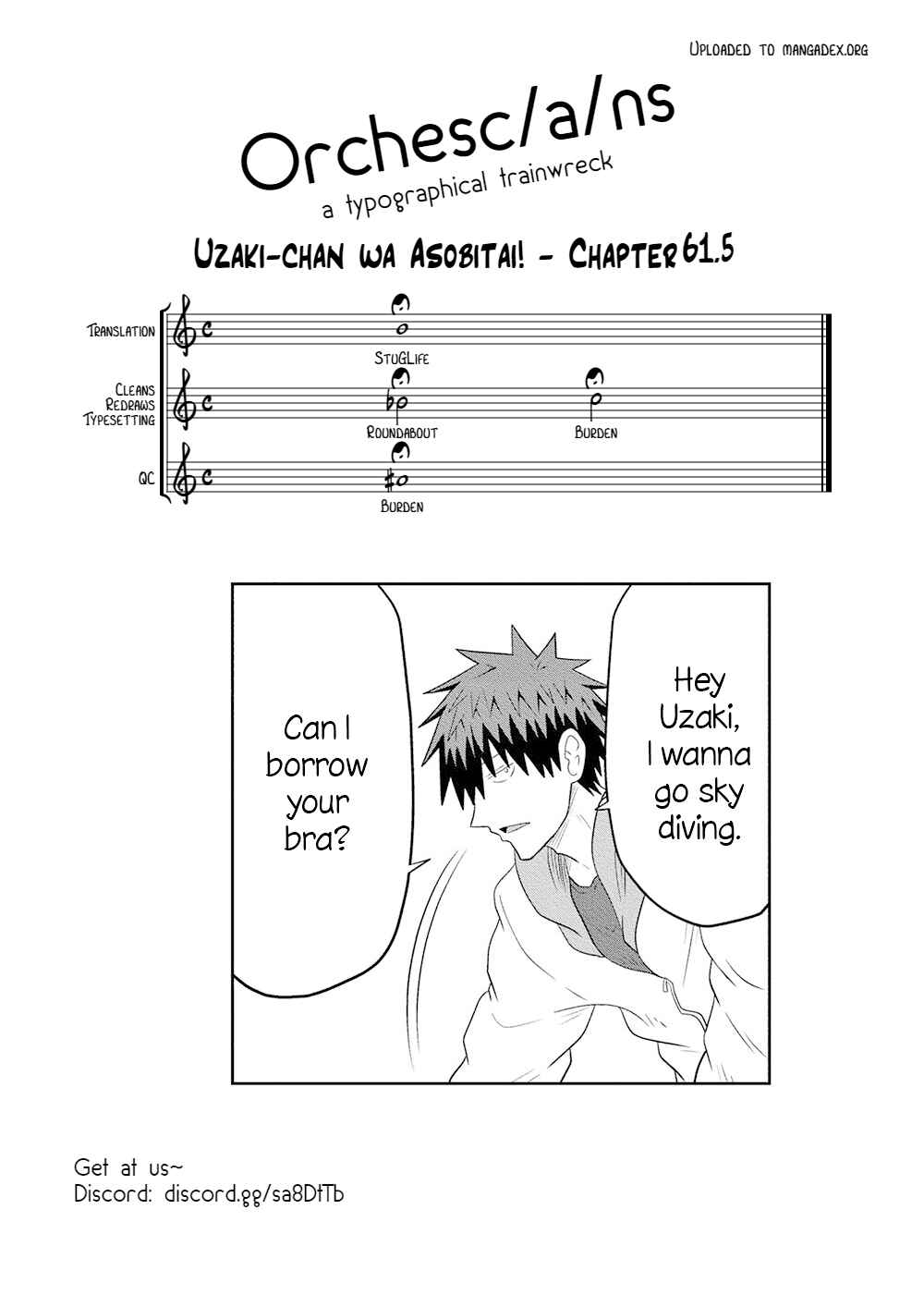 Page 20 Chapter 61.5 Uzaki-chan wa Asobitai!