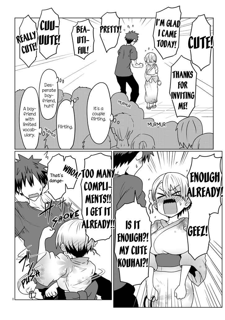 Page 8 Chapter 23 Uzaki-chan wa Asobitai!