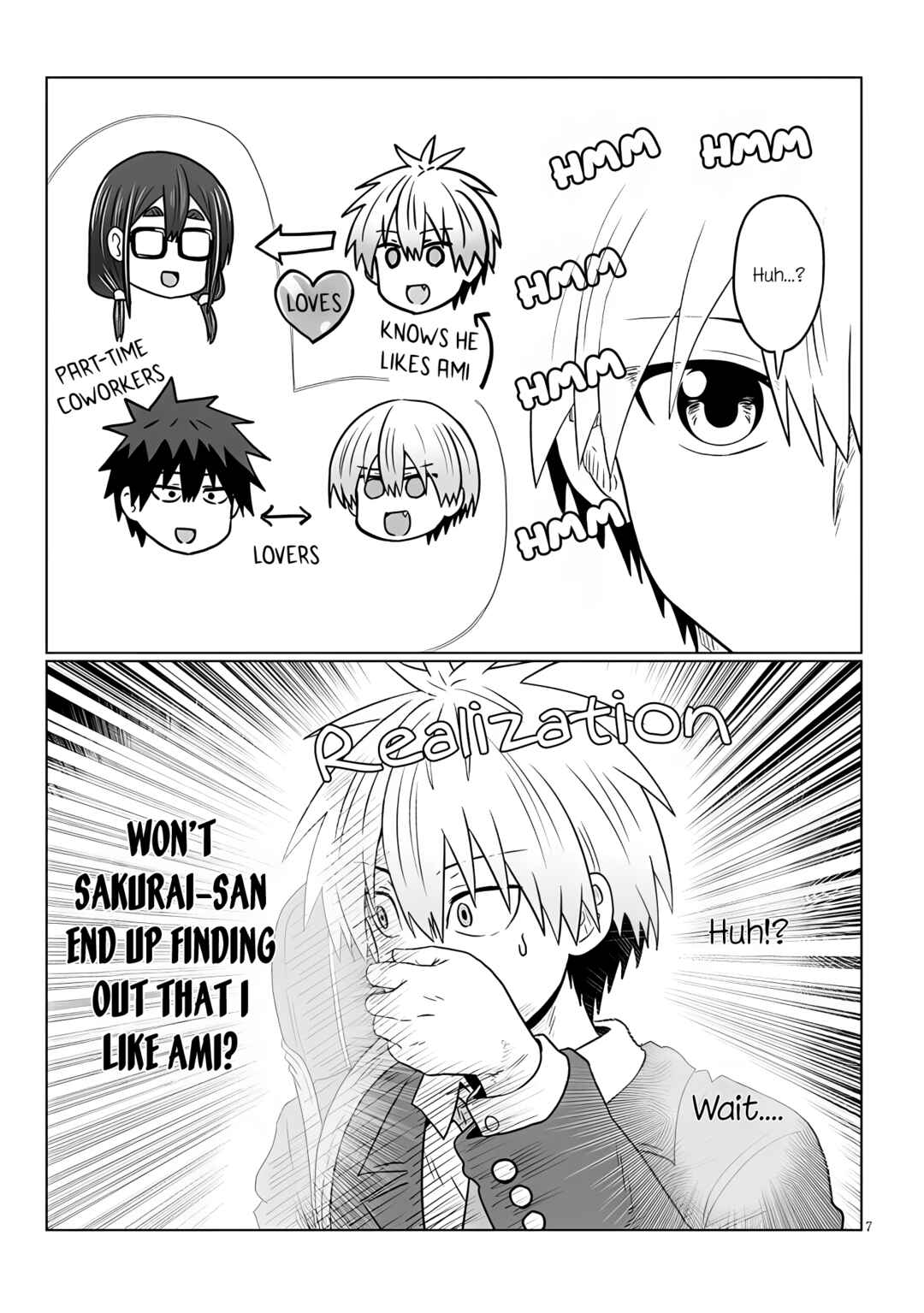 Page 7 Chapter 120 Uzaki-chan wa Asobitai!