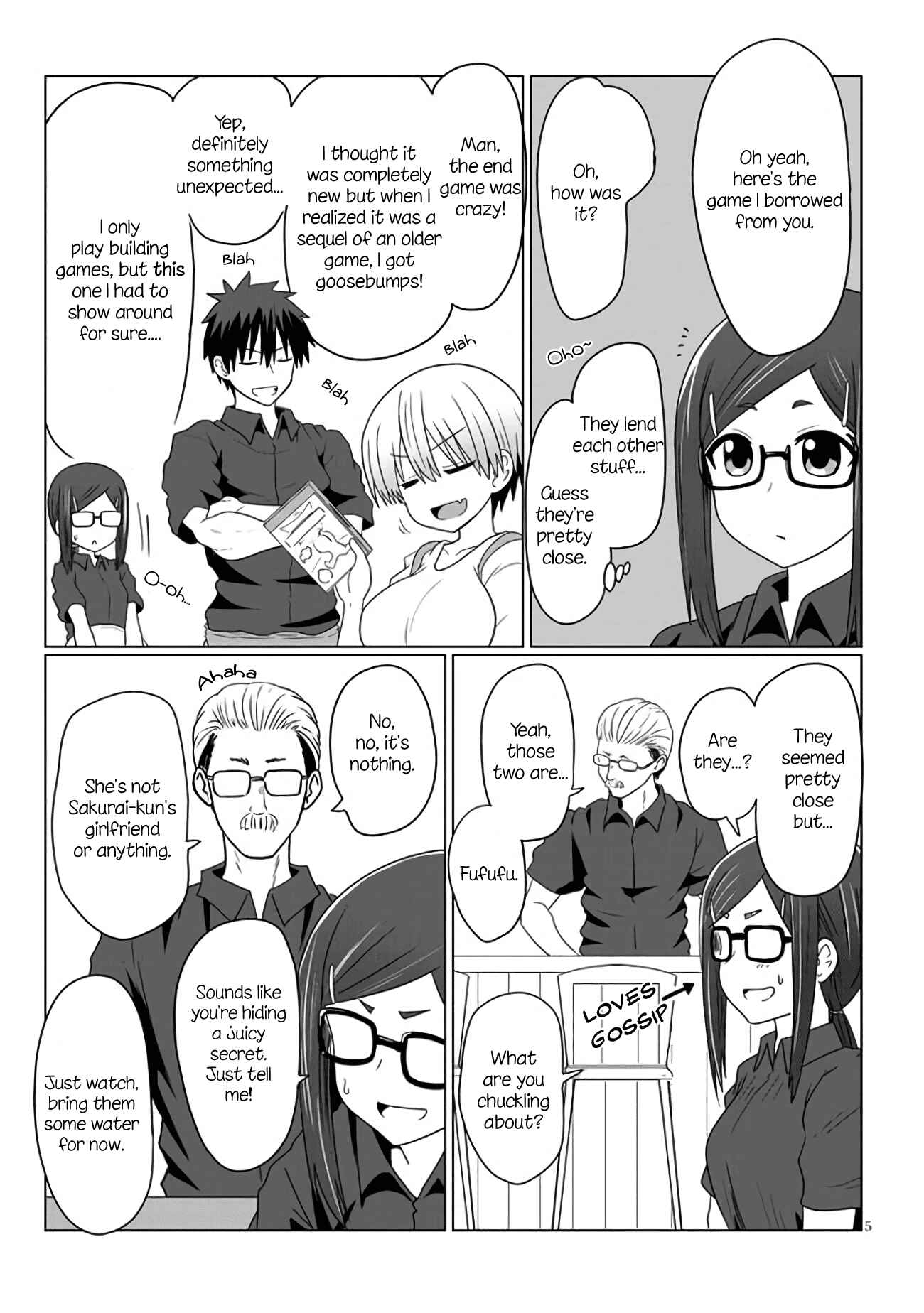 Page 5 Chapter 7 Uzaki-chan wa Asobitai!