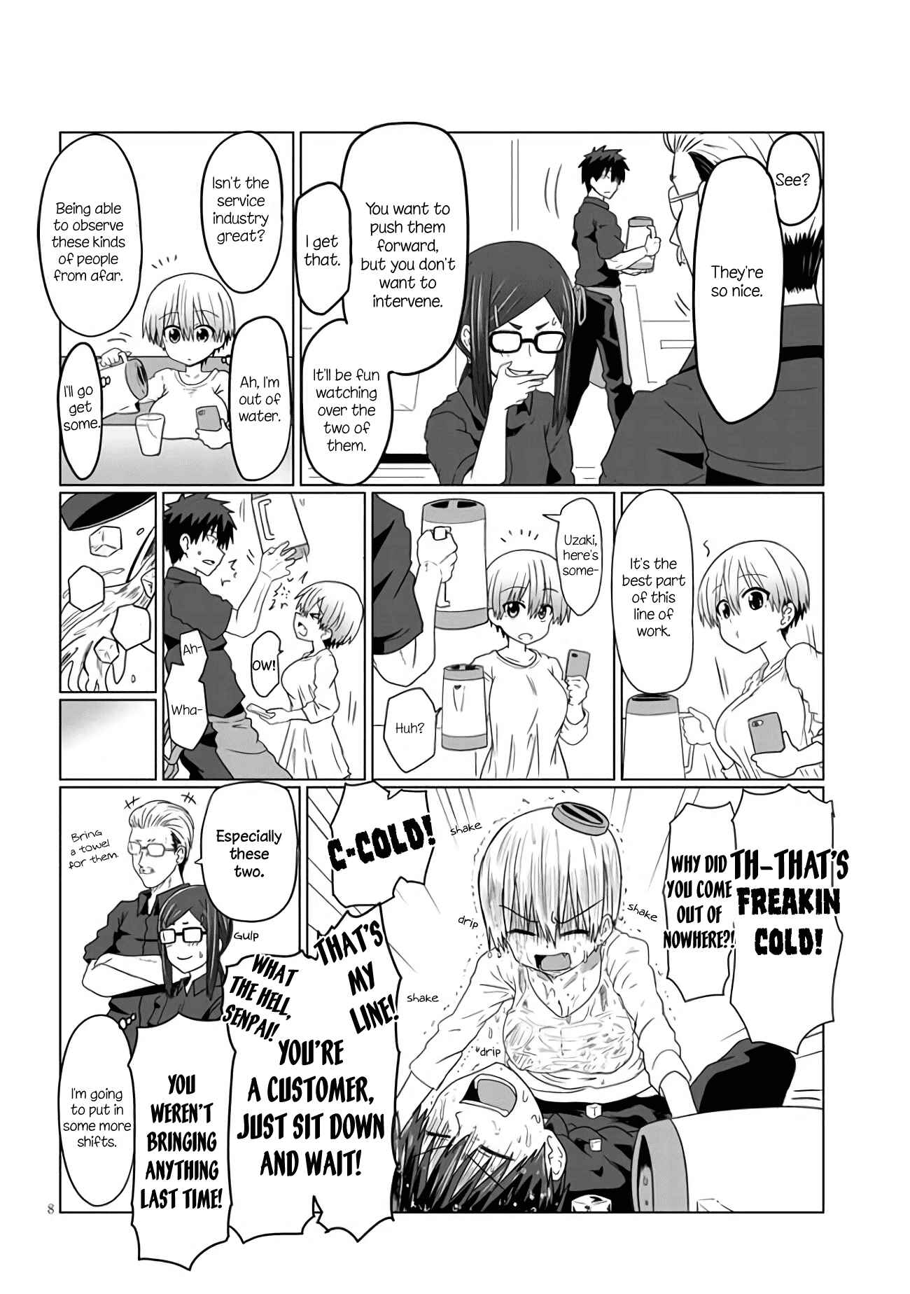 Page 8 Chapter 7 Uzaki-chan wa Asobitai!