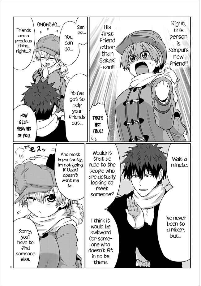 Page 14 Chapter 77 Uzaki-chan wa Asobitai!