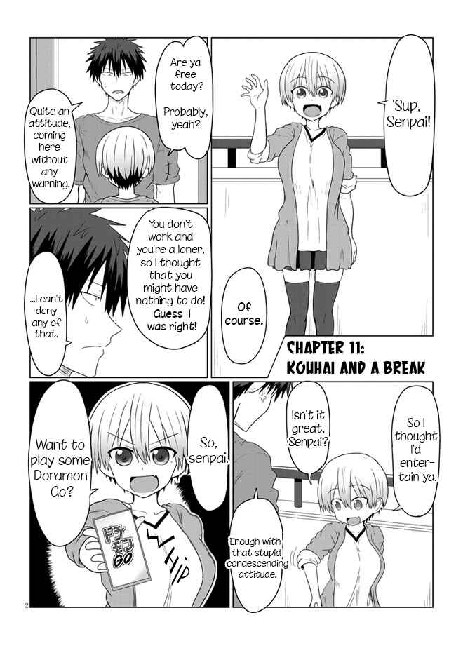 Page 2 Chapter 11 Uzaki-chan wa Asobitai!