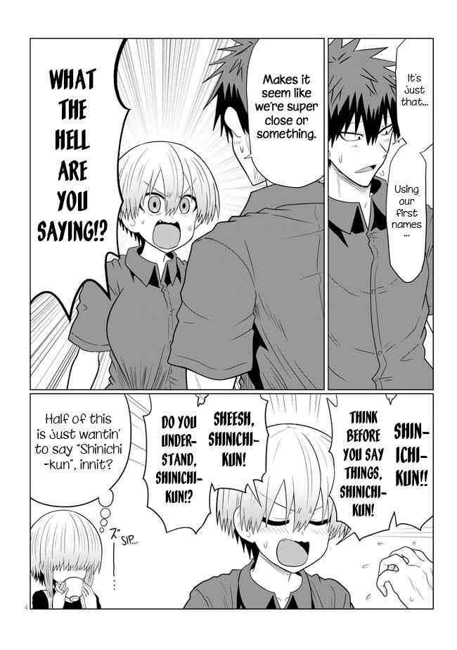 Page 4 Chapter 55 Uzaki-chan wa Asobitai!