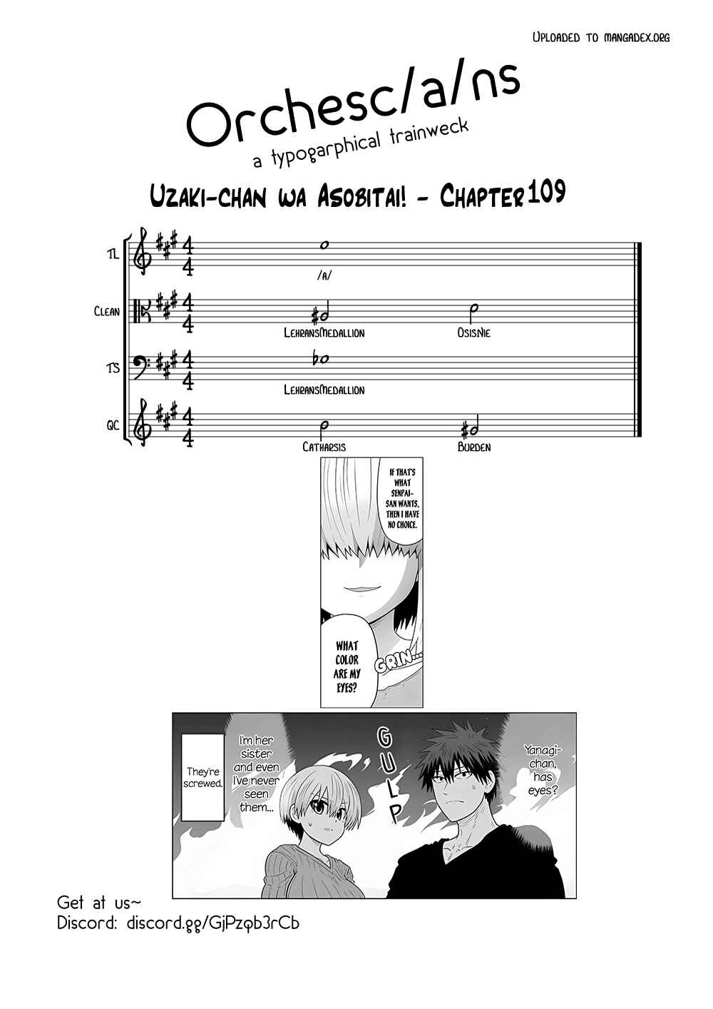 Page 13 Chapter 109 Uzaki-chan wa Asobitai!