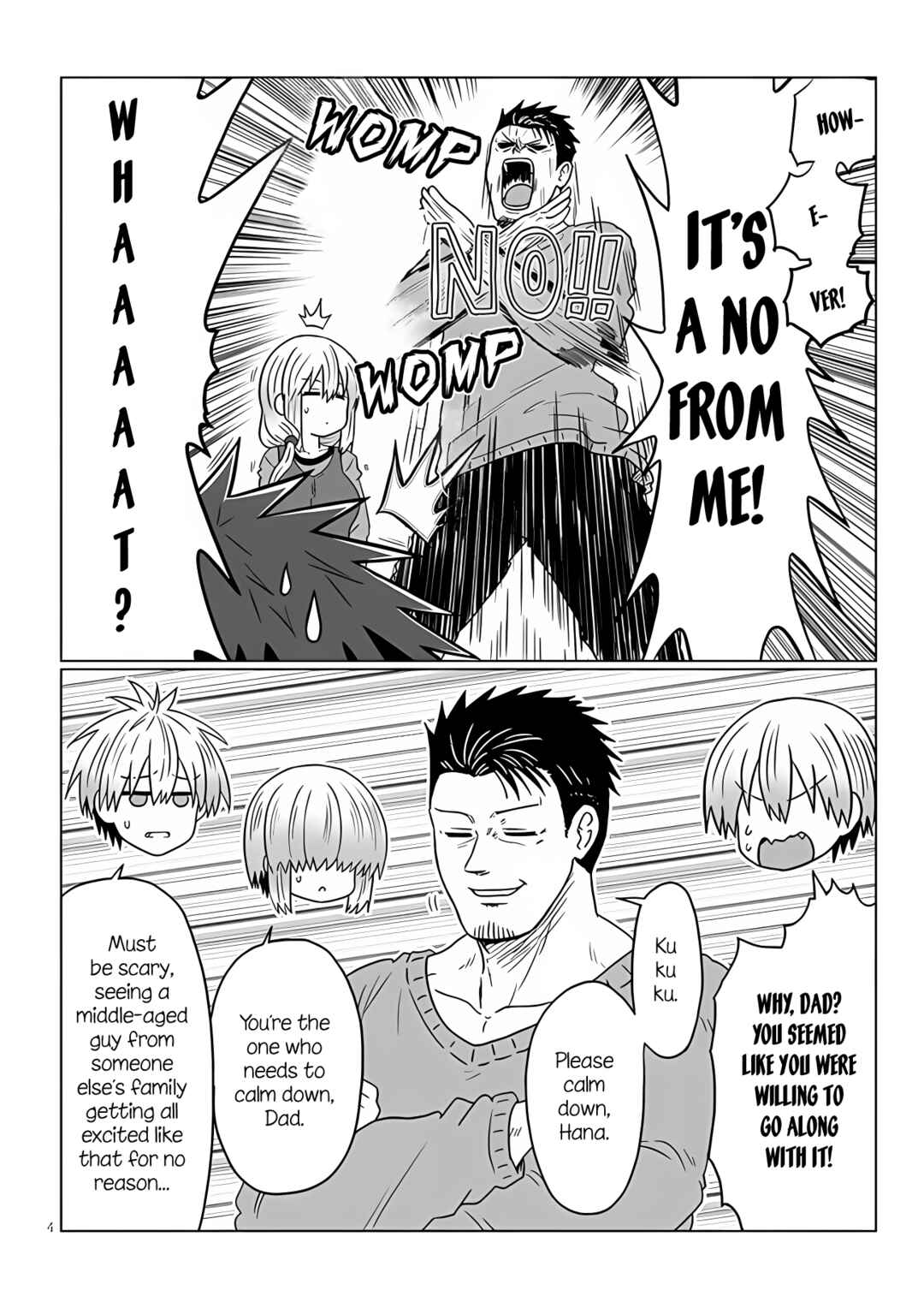 Page 4 Chapter 109 Uzaki-chan wa Asobitai!