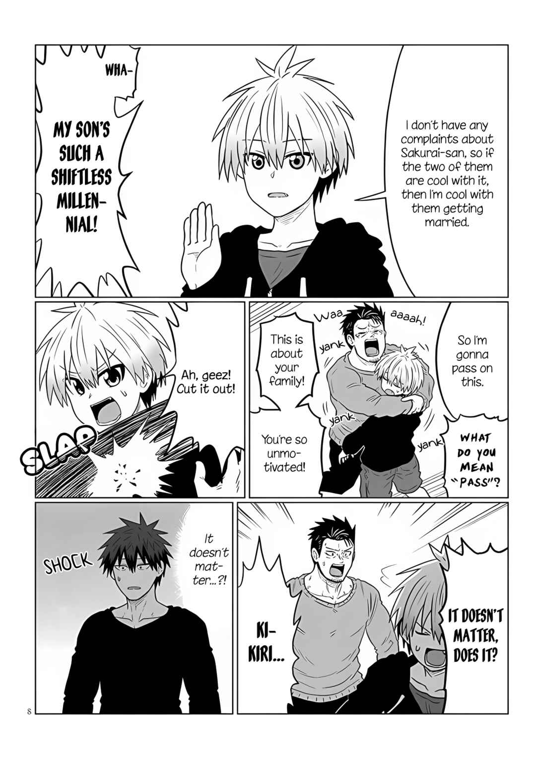 Page 8 Chapter 109 Uzaki-chan wa Asobitai!