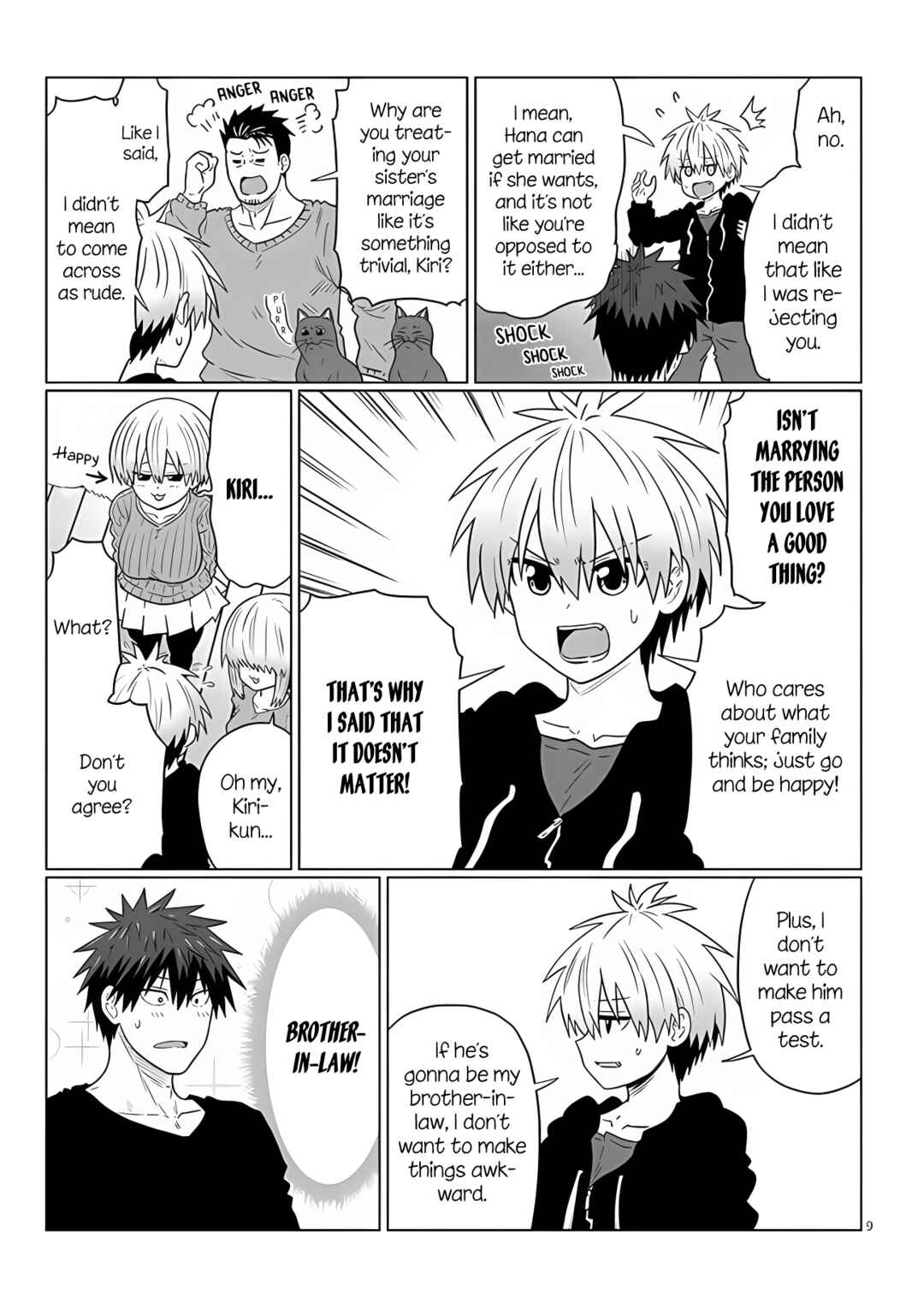 Page 9 Chapter 109 Uzaki-chan wa Asobitai!