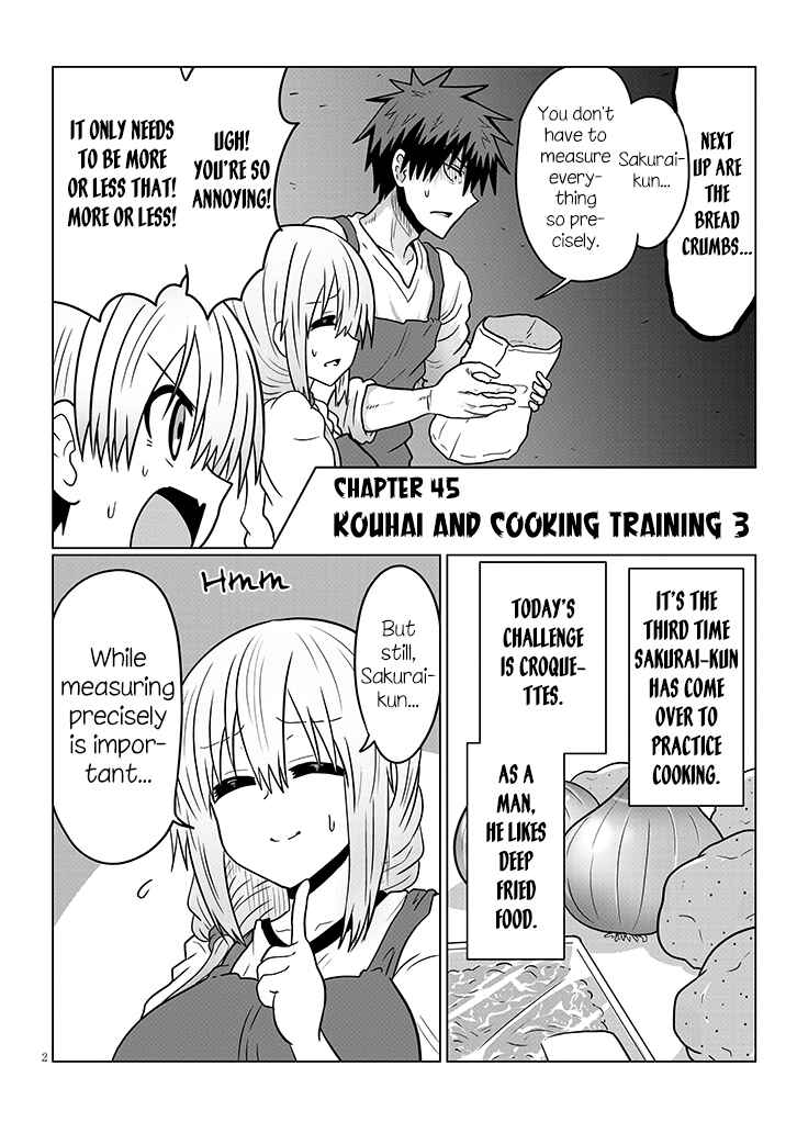 Page 2 Chapter 45 Uzaki-chan wa Asobitai!