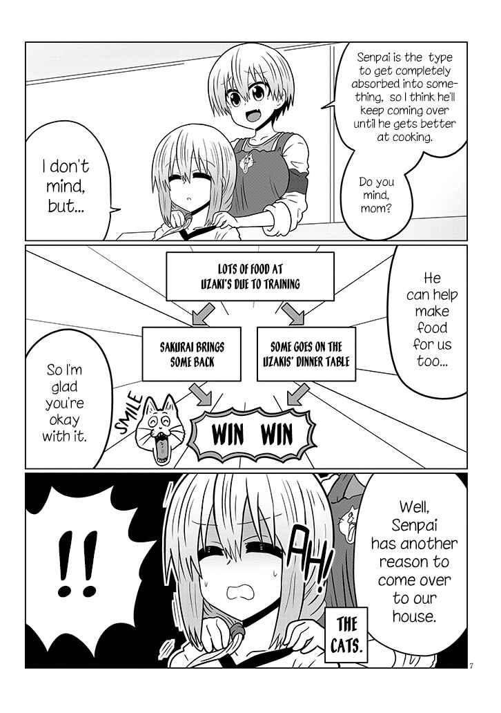 Page 7 Chapter 45 Uzaki-chan wa Asobitai!