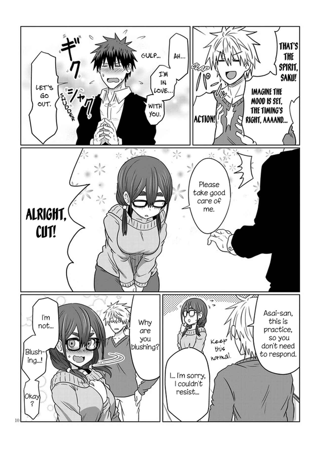 Page 10 Chapter 70 Uzaki-chan wa Asobitai!