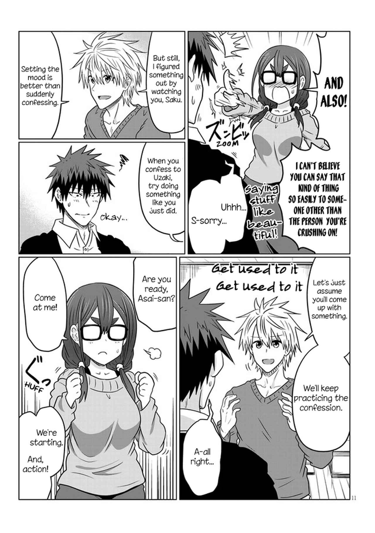 Page 11 Chapter 70 Uzaki-chan wa Asobitai!