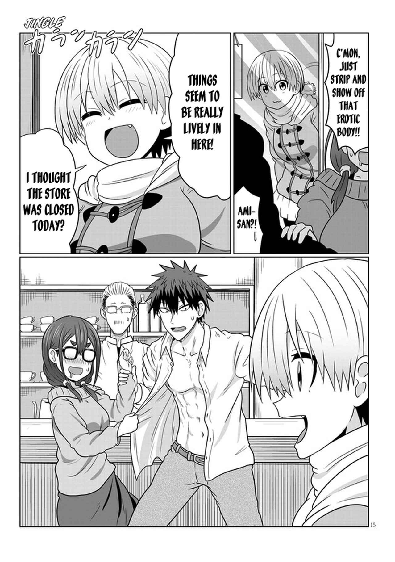 Page 15 Chapter 70 Uzaki-chan wa Asobitai!