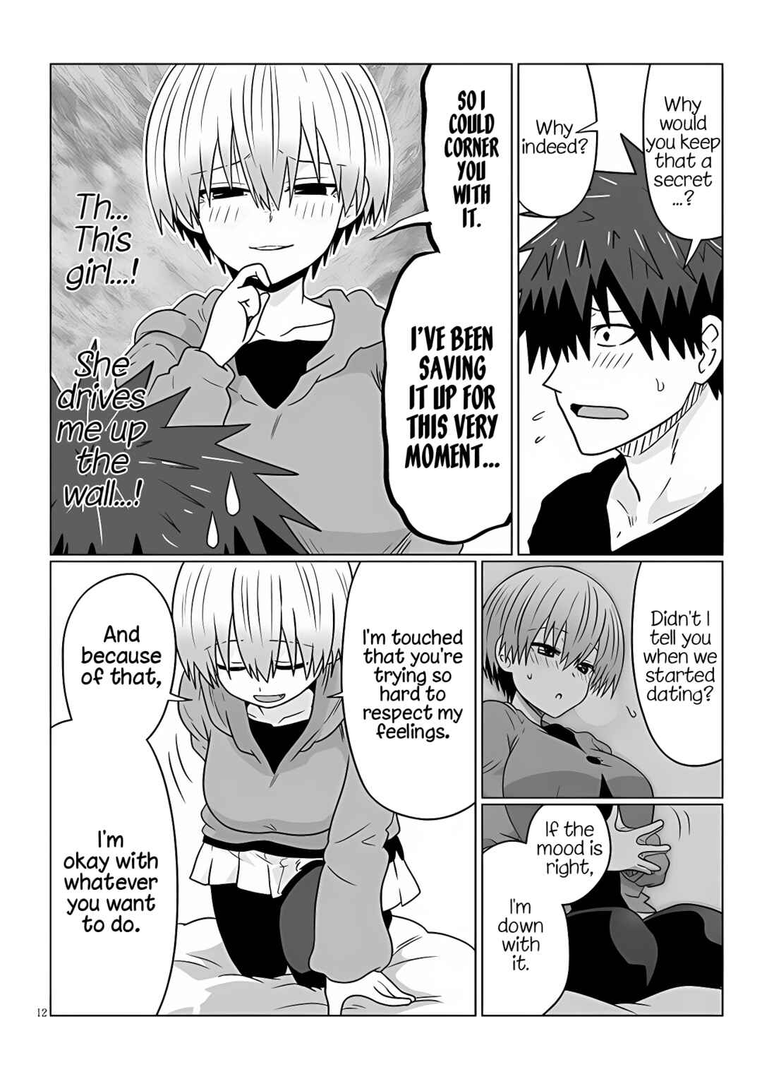 Page 11 Chapter 100 Uzaki-chan wa Asobitai!