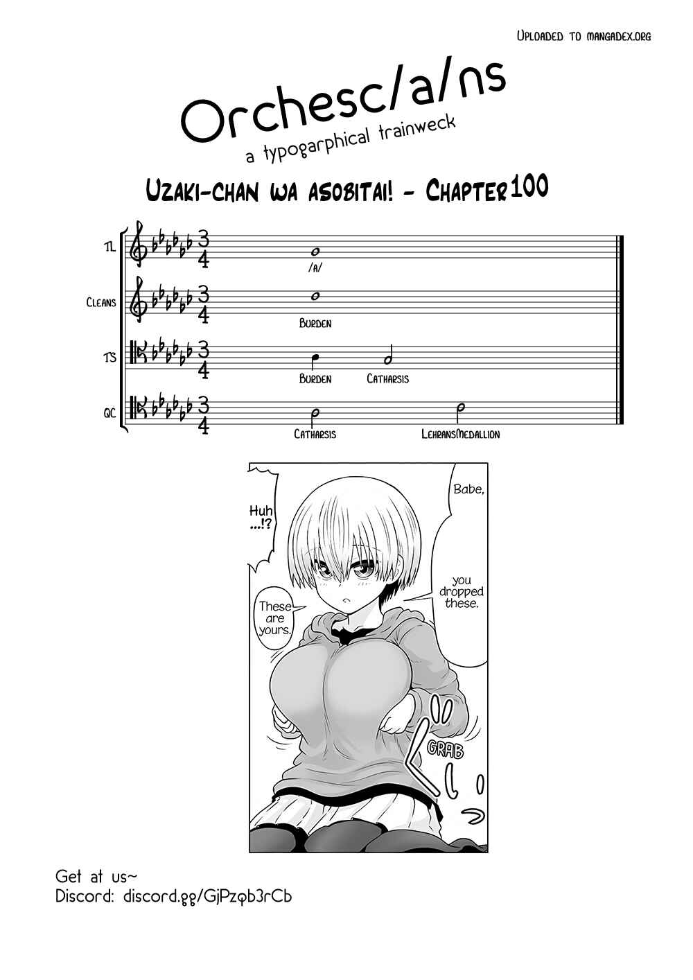 Page 16 Chapter 100 Uzaki-chan wa Asobitai!