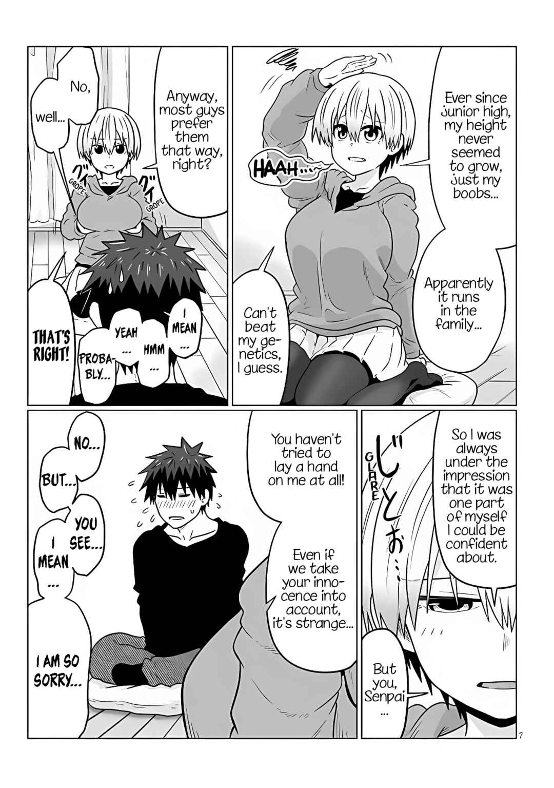 Page 6 Chapter 100 Uzaki-chan wa Asobitai!