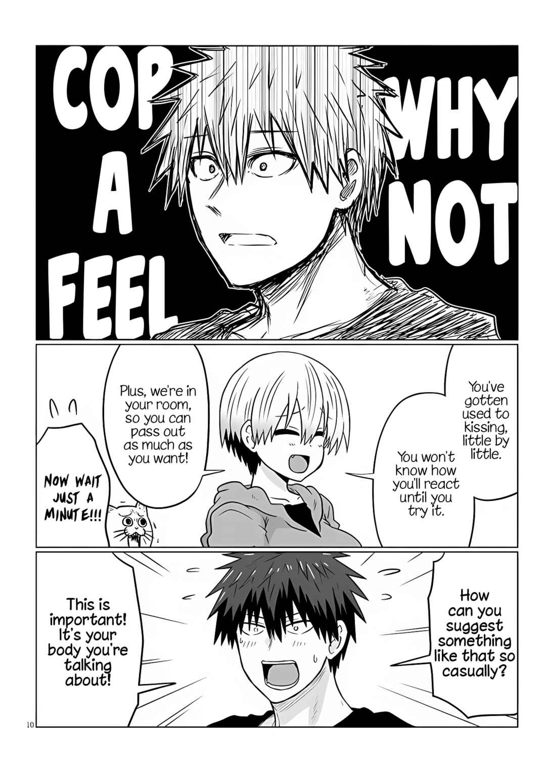 Page 9 Chapter 100 Uzaki-chan wa Asobitai!