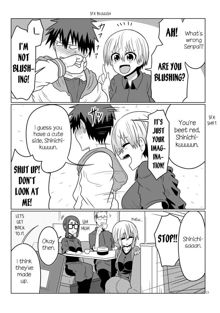 Page 13 Chapter 46 Uzaki-chan wa Asobitai!