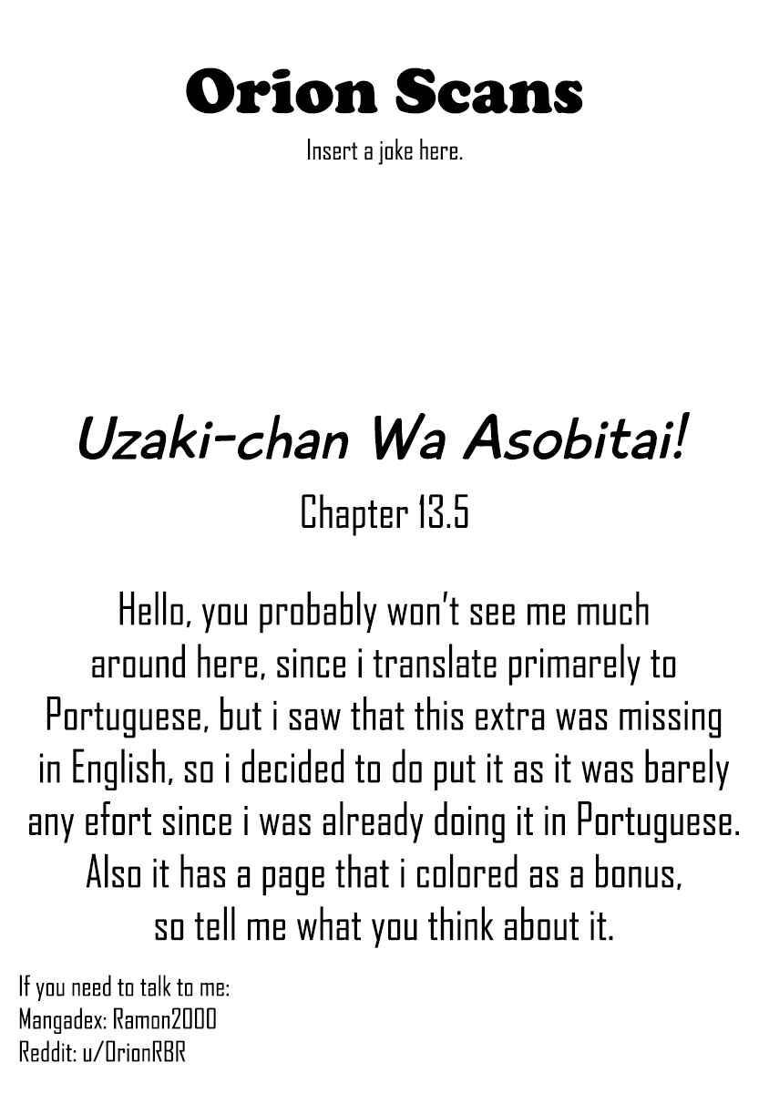 Page 7 Chapter 13.5 Uzaki-chan wa Asobitai!