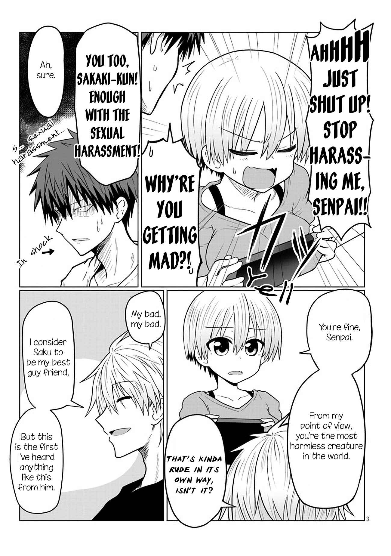 Page 3 Chapter 16 Uzaki-chan wa Asobitai!