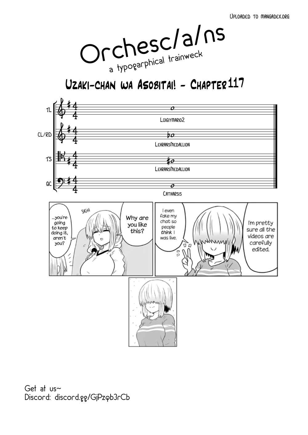 Page 13 Chapter 117 Uzaki-chan wa Asobitai!
