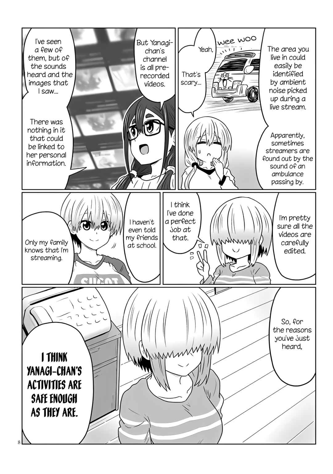 Page 8 Chapter 117 Uzaki-chan wa Asobitai!